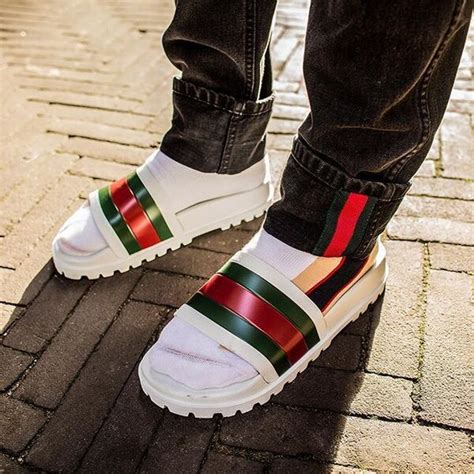 gucci slides sale men|discount Gucci slides for men.